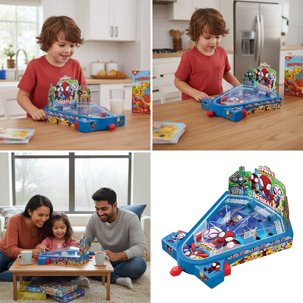 Spidey and his Amazing friends Mini Tabletop Pinball Game