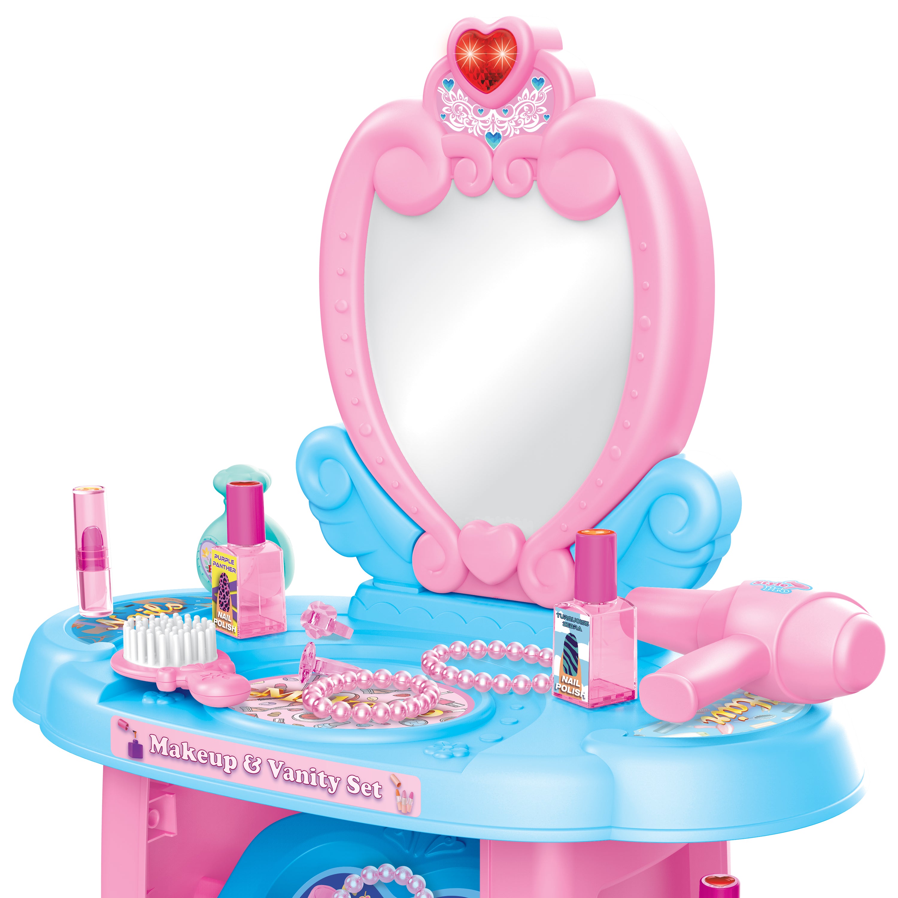 Juego de tocador infantil Glamour Queen (22 piezas)