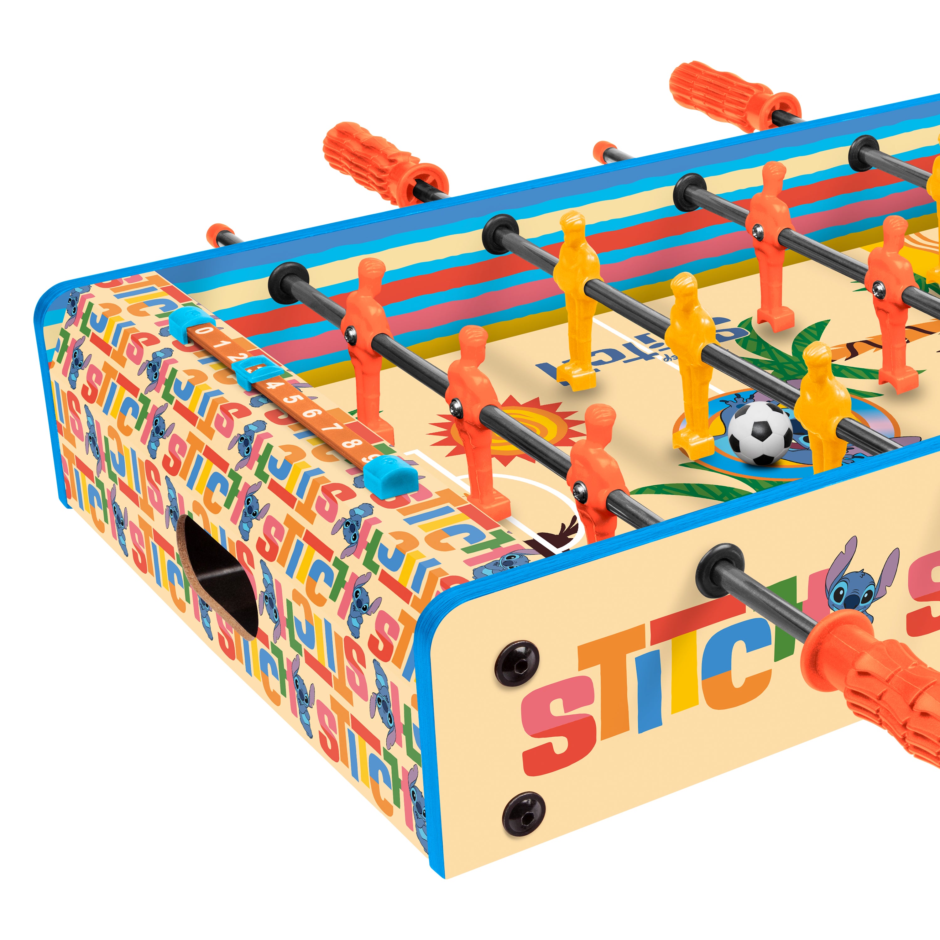 Juego de futbolín de madera Stitch
