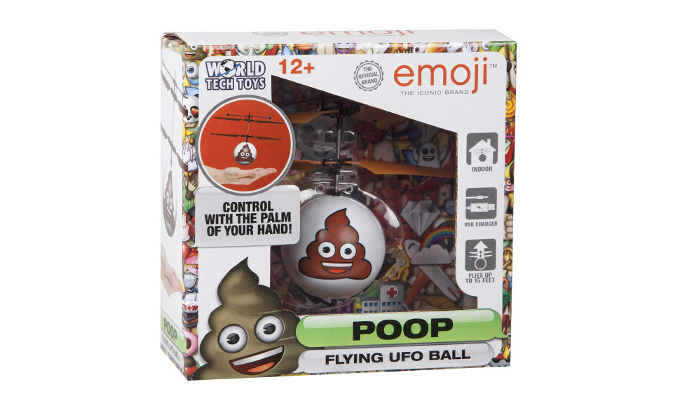 Emoji de caca Heli Ball