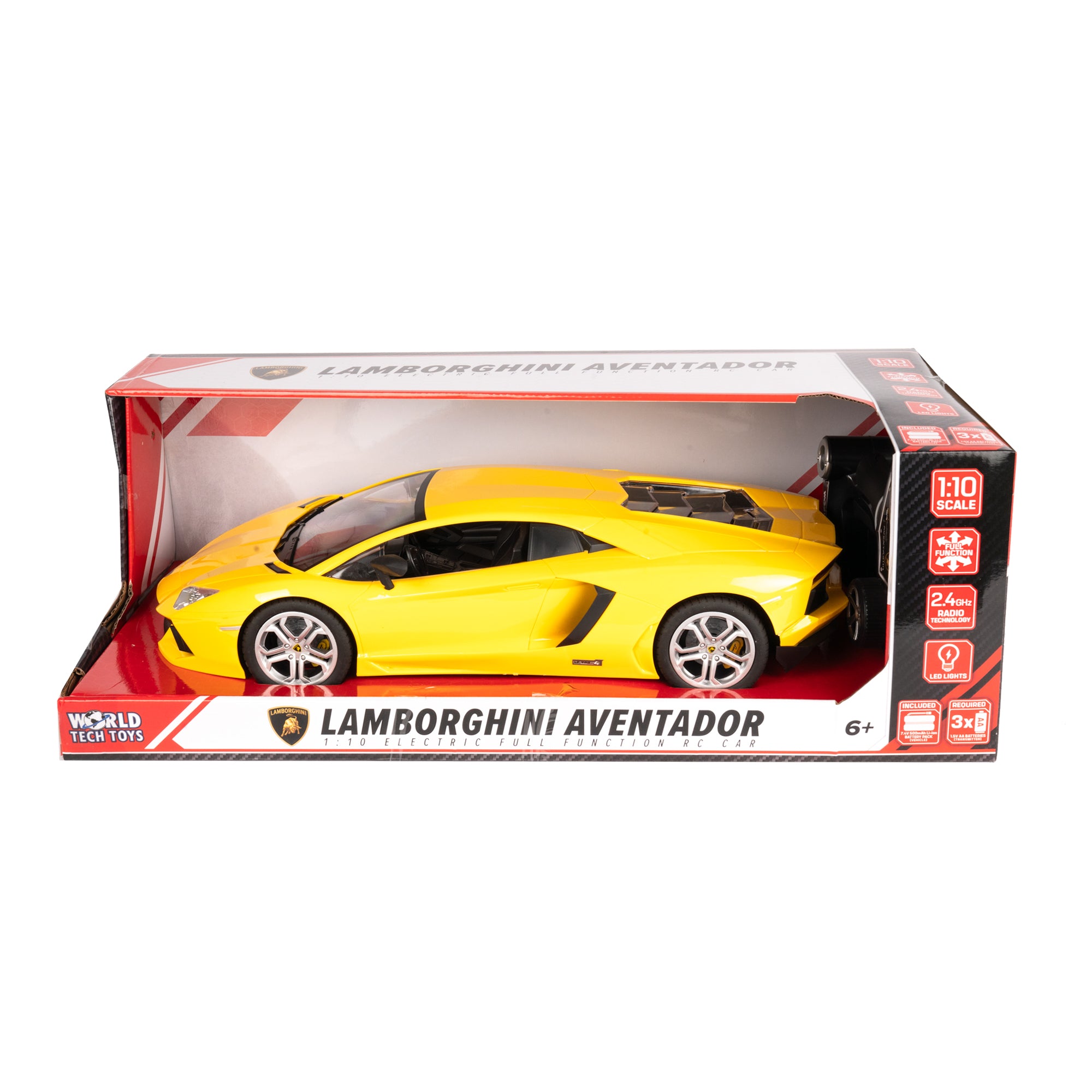 1:10 Lamborghini Aventador 2.4Ghz RC Car - Comes with Rechargeable Battery
