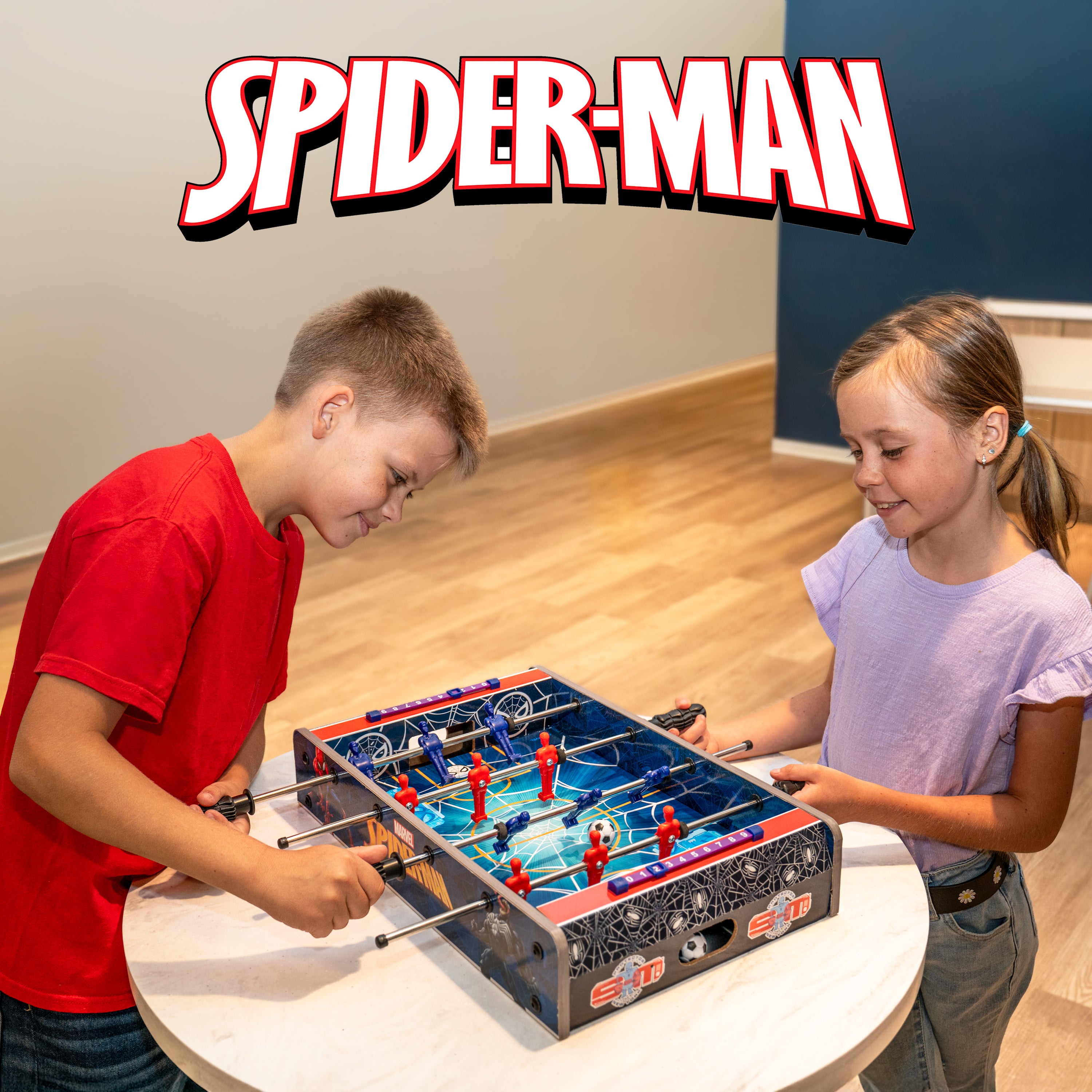 Juego de futbolín de mesa Spider-Man