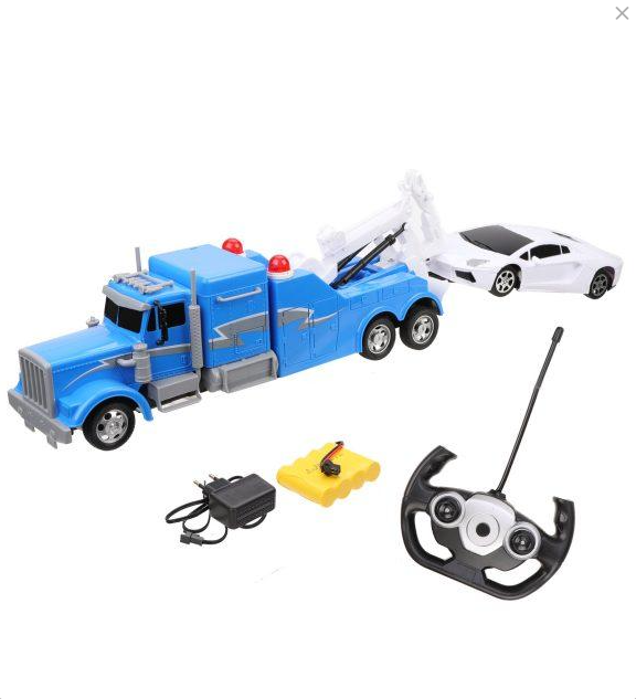 Camión de grúa eléctrico RC de alta velocidad RTR