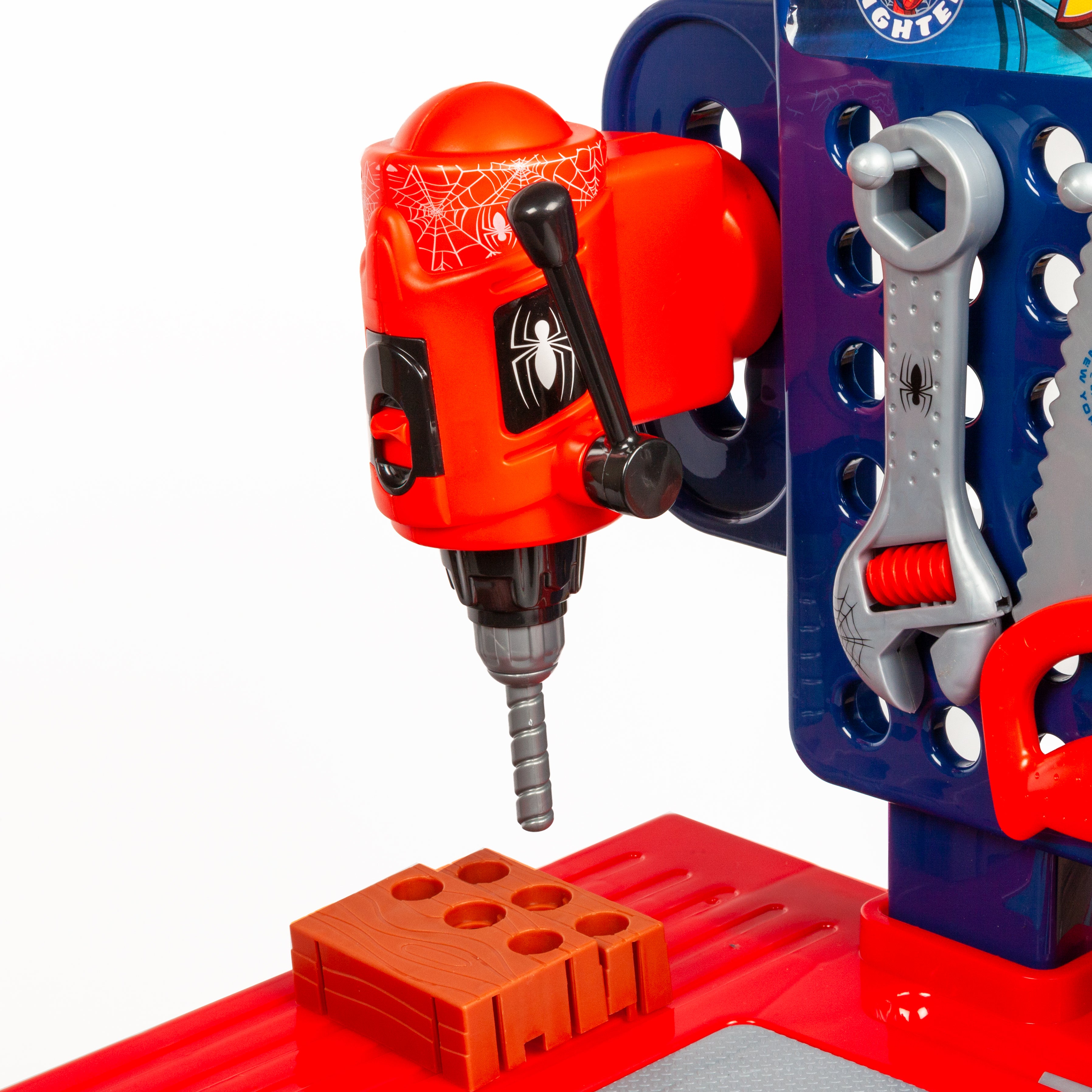 Spider-Man Tool Bench Playset with Take Apart Car (84 Pieces)
