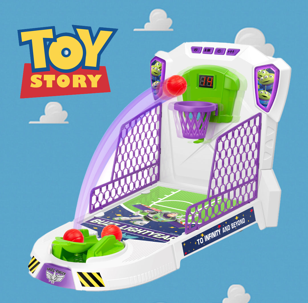 Juego de baloncesto electrónico de mesa Buzz Lightyear