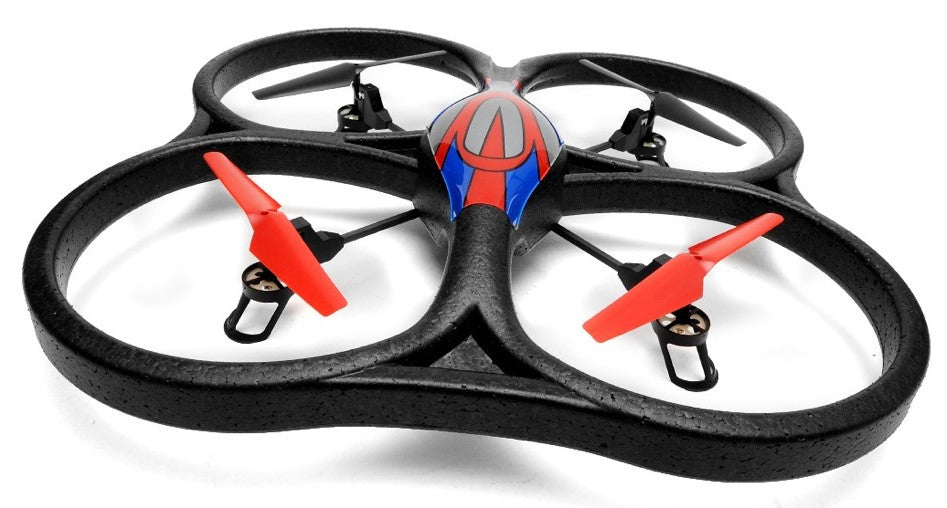 Cuadricóptero RC gigante UFO de 4 canales y 2,4 GHz de WLToys