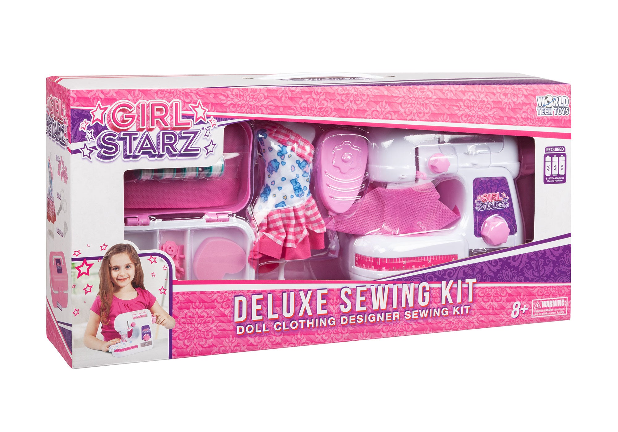 Kit de costura de lujo para el diseñador de ropa de muñeca Girl Starz
