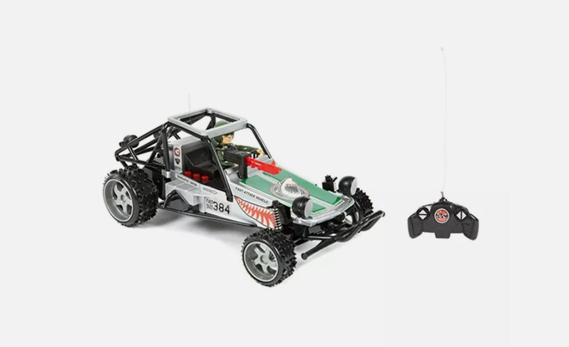 Buggy eléctrico RC Top Speed Desert Racer Shark Camo 1:16