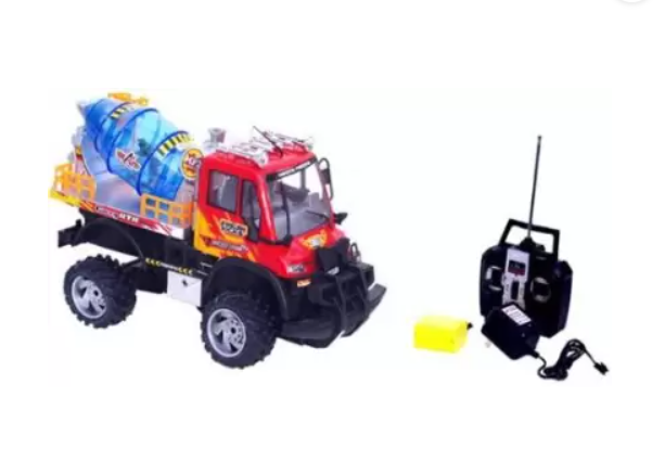 Camión de cemento RTR Vehículo de construcción eléctrico RC con reproductor MP3.