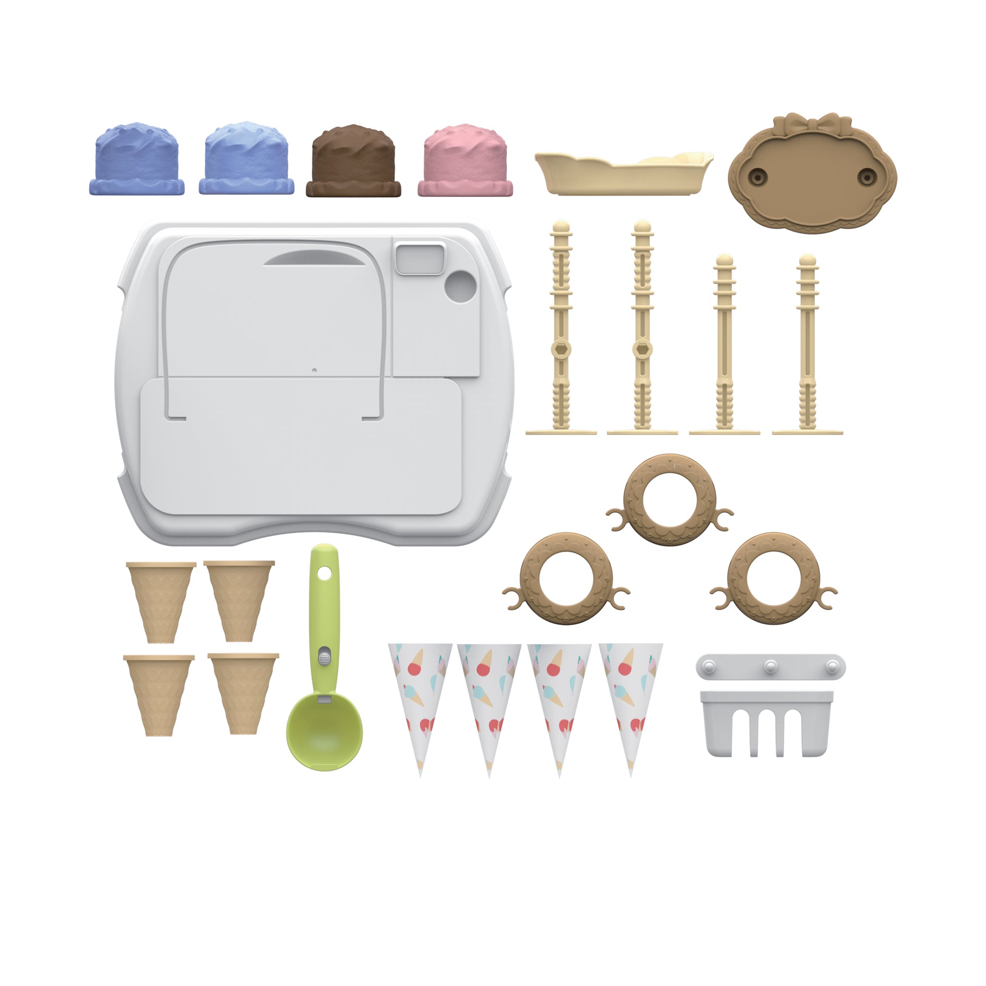 Ice Cream Parlor Luggage Playset (27 pieces)