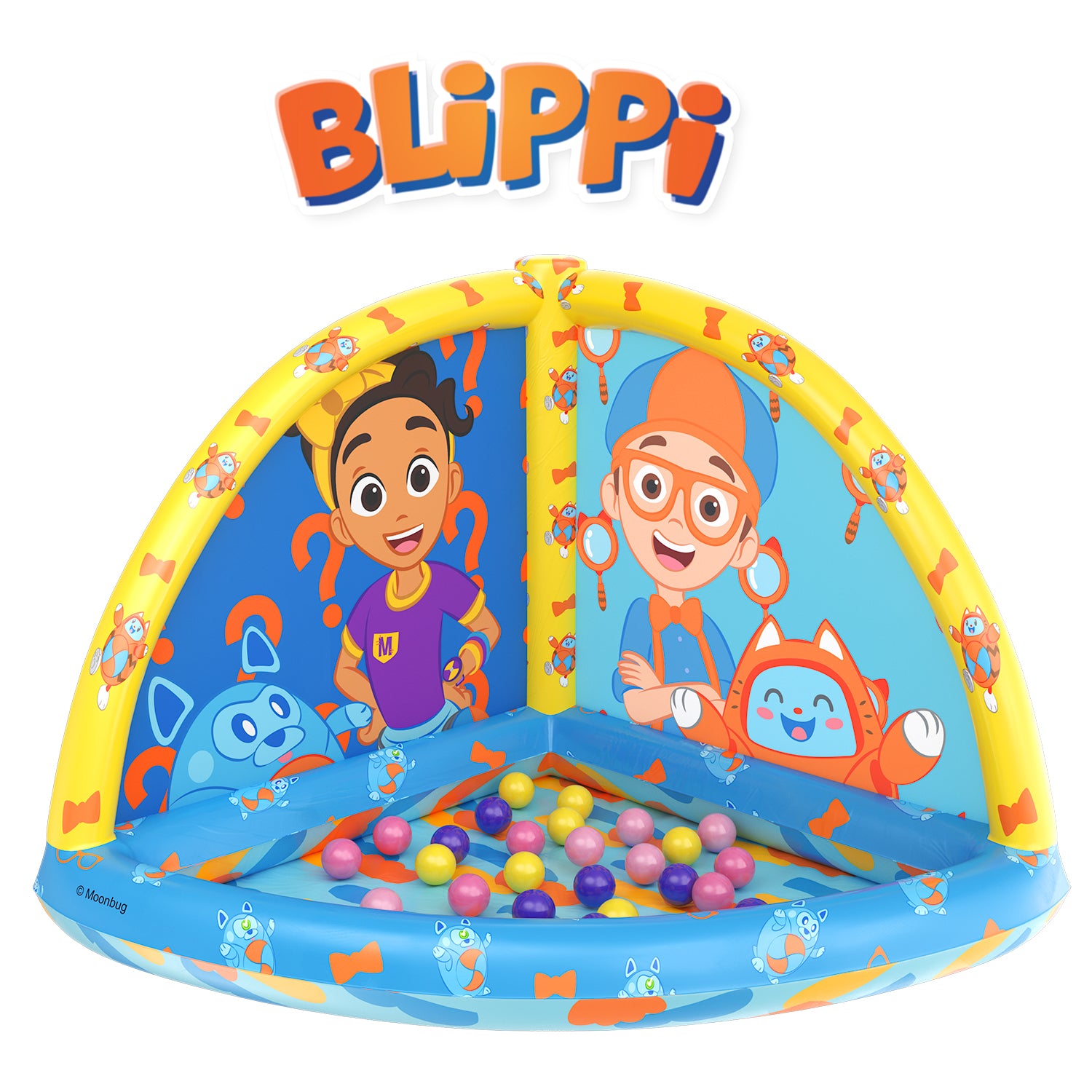 Piscina de pelotas inflable Blippi