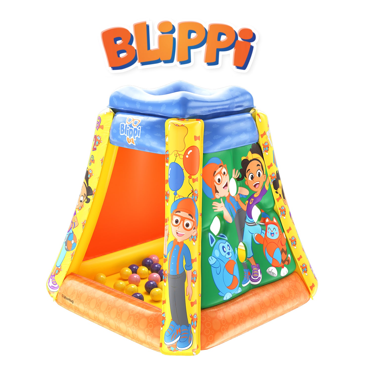 Tienda de campaña inflable para piscina de pelotas Blippi
