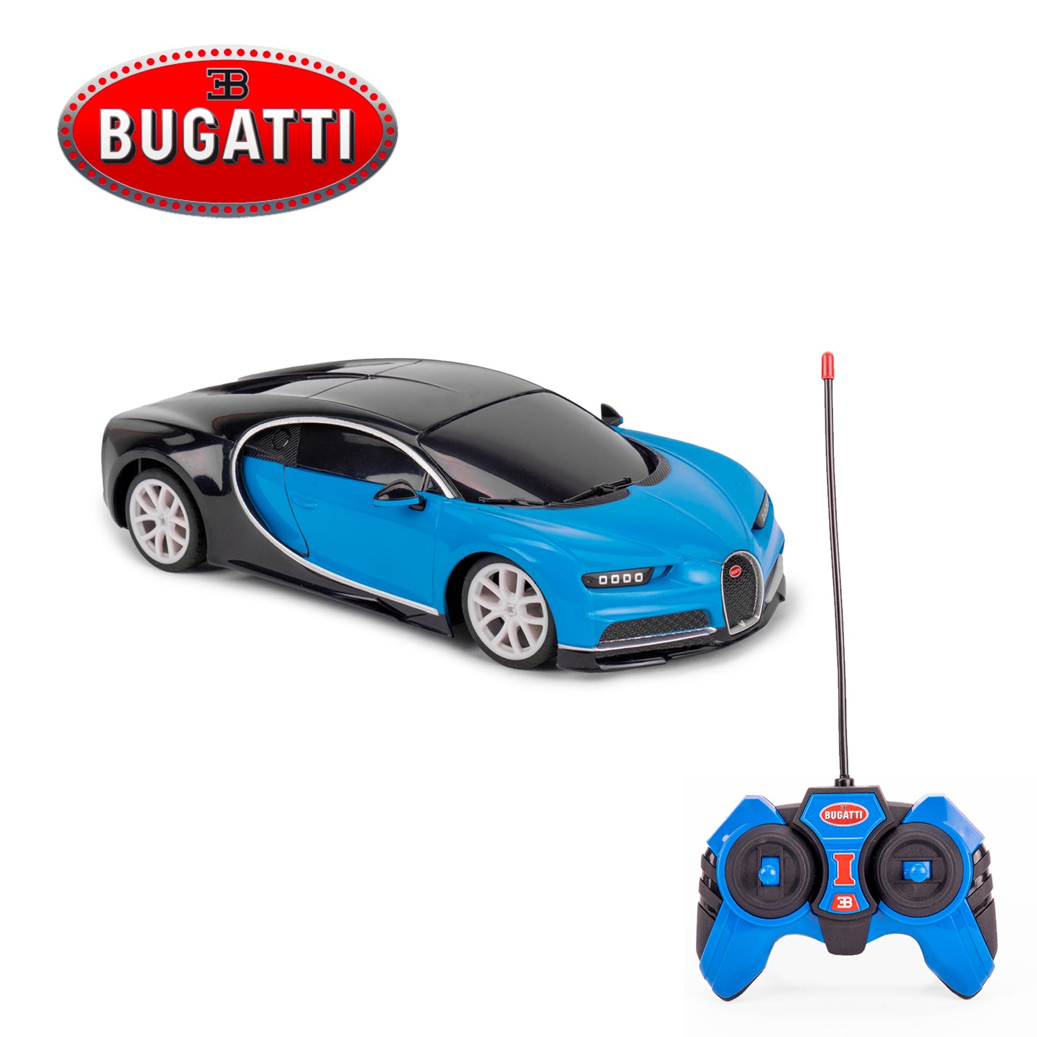 Bugatti Chiron 1:24 - Coche eléctrico RC con todas las funciones
