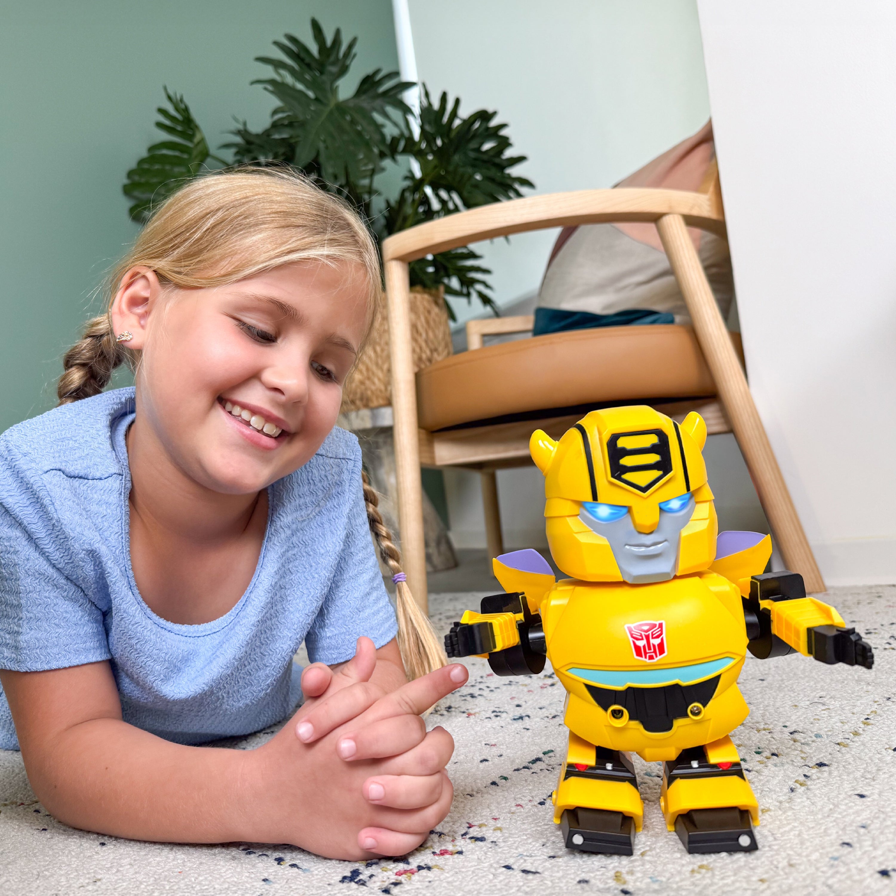 Robot bailarín Bumblebee de Transformers