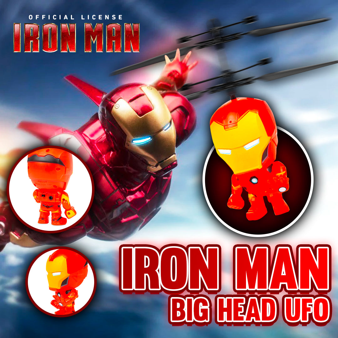 OVNI de cabeza grande de Iron Man