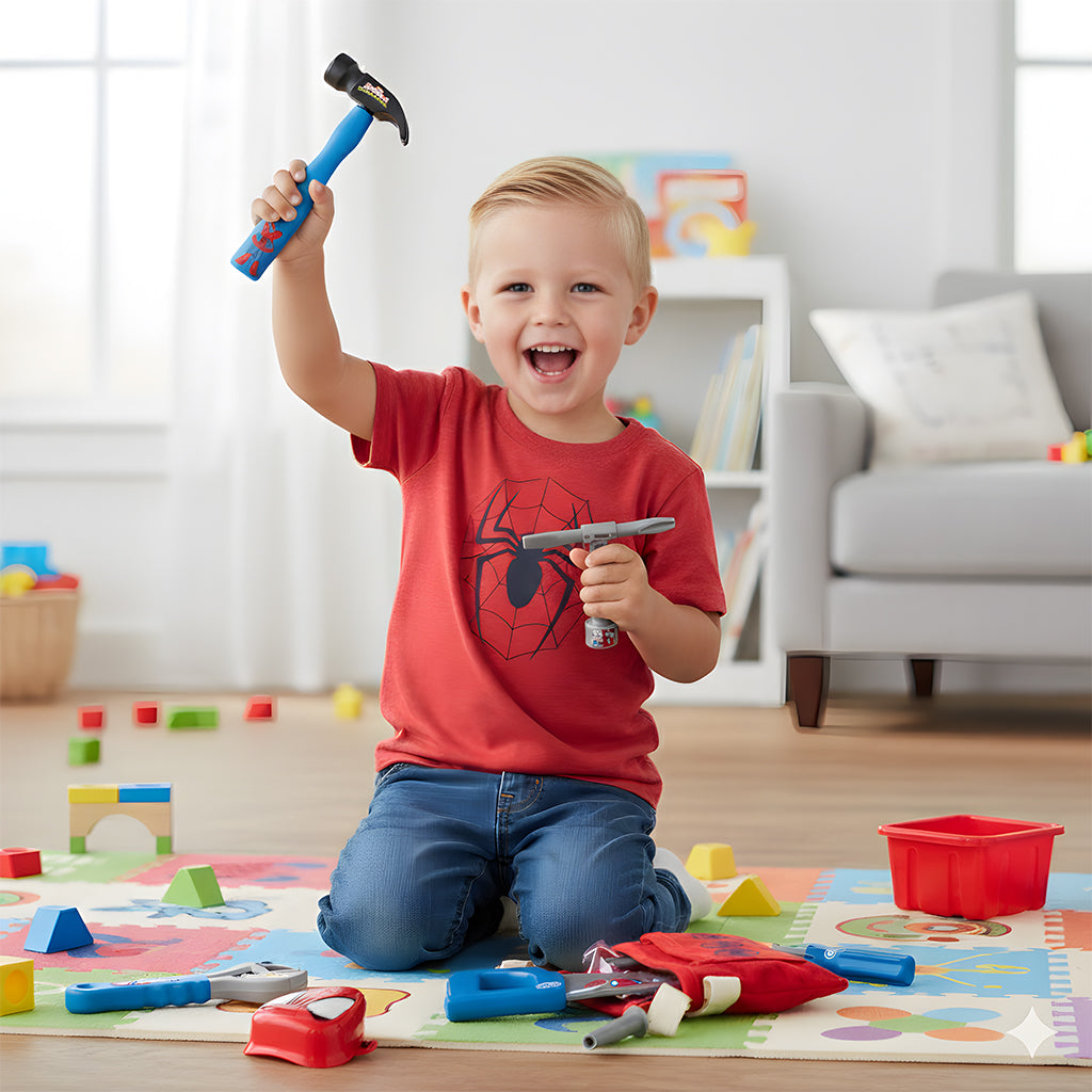 Spidey and his Amazing Friends 14 Piece Carpenter Playset - Tool set