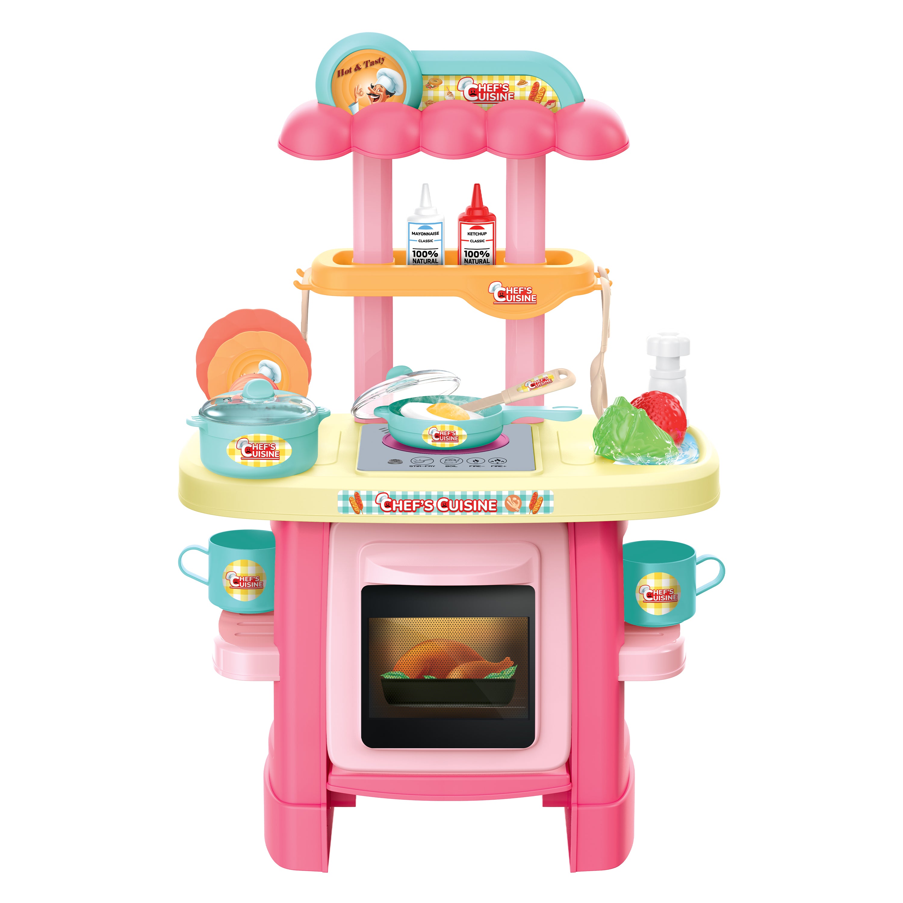 Juego de cocina infantil Chef's Cuisine (28 piezas)