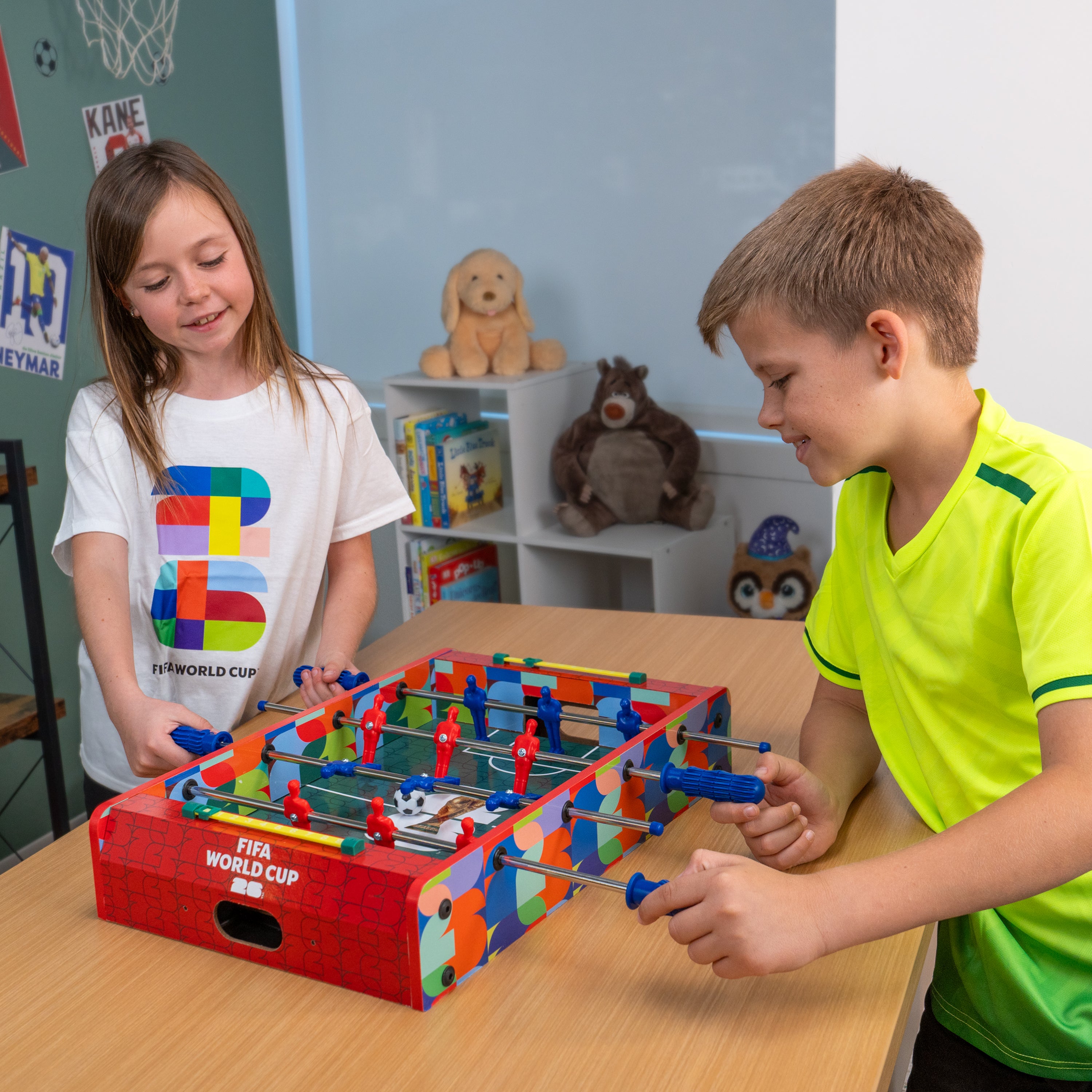 FIFA World Cup Wooden Tabletop Foosball Game