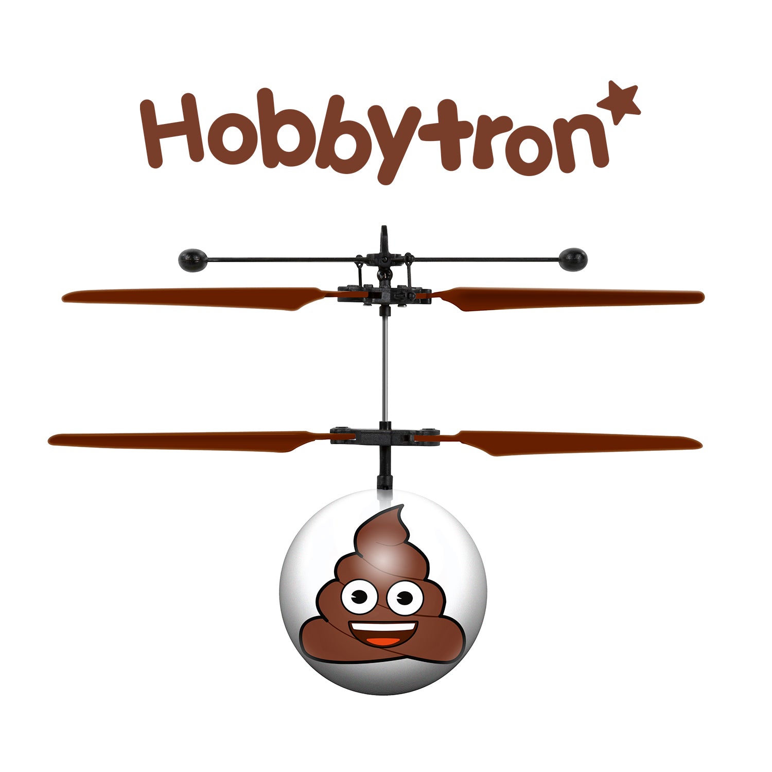 Emoji de caca Heli Ball
