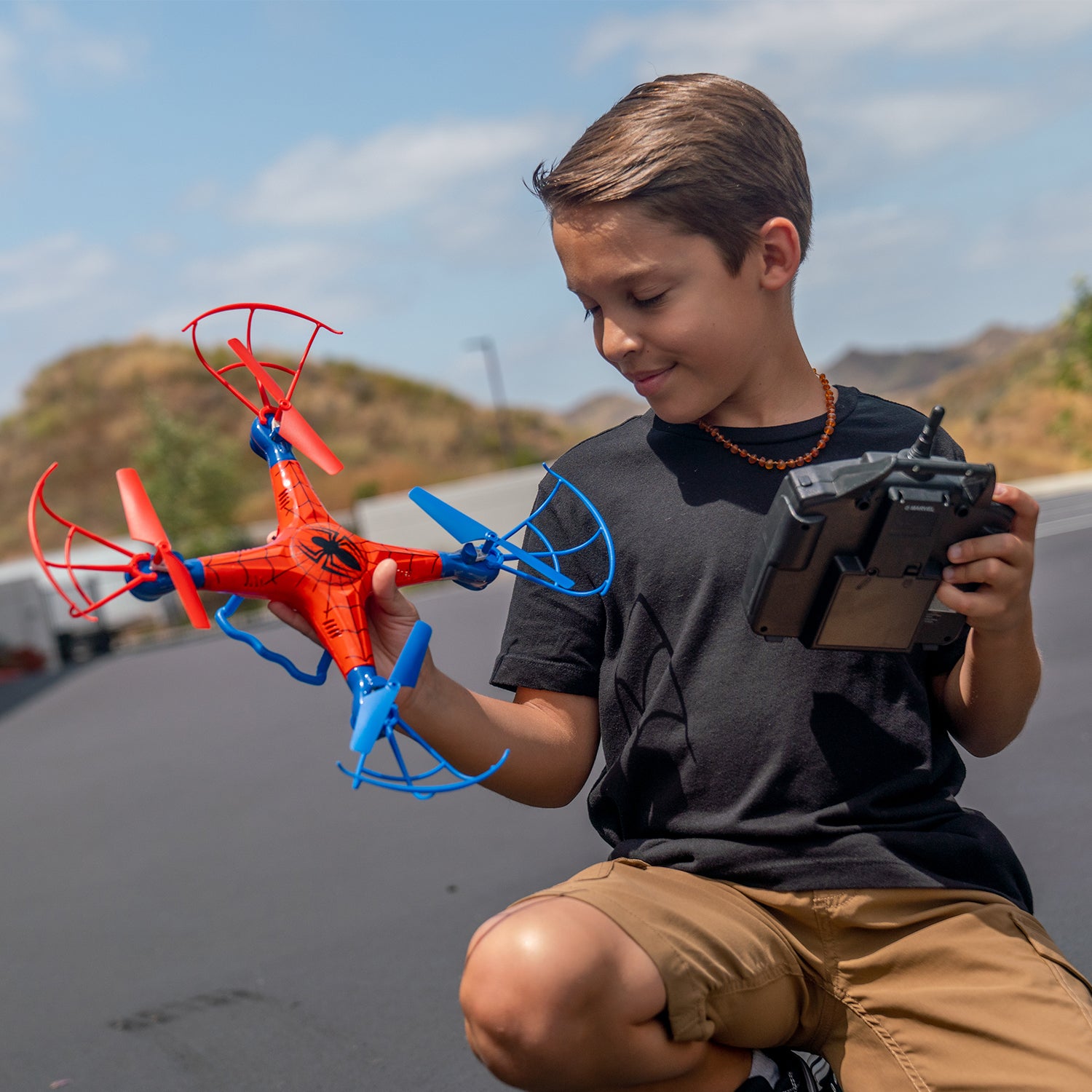 Dron teledirigido Spider-Man Sky Hero de 2,4 GHz y 4,5 canales con licencia de Marvel