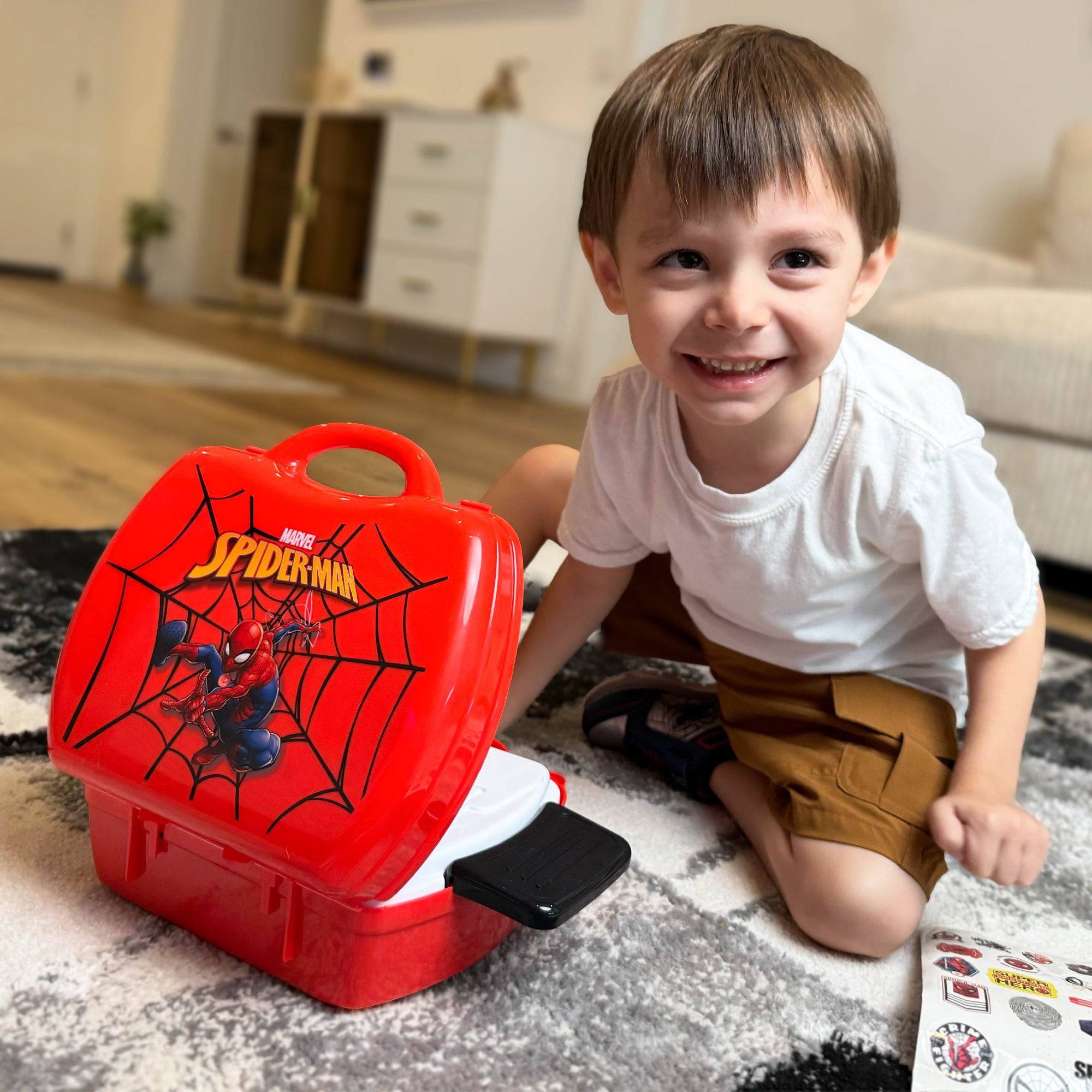 Maleta de herramientas de Spider-Man Handyman de 19 piezas