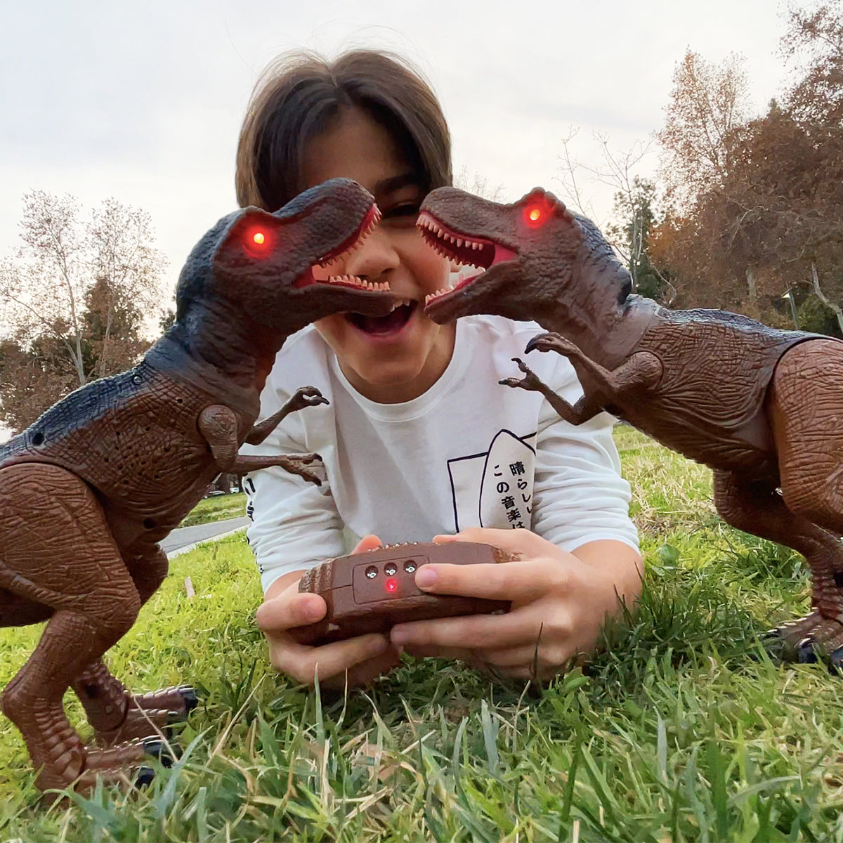 Dinosaurio T-Rex DinoWorld IR RC