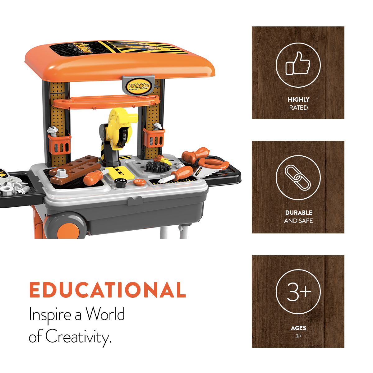 Juego de equipaje Lil' Builder (36 piezas)