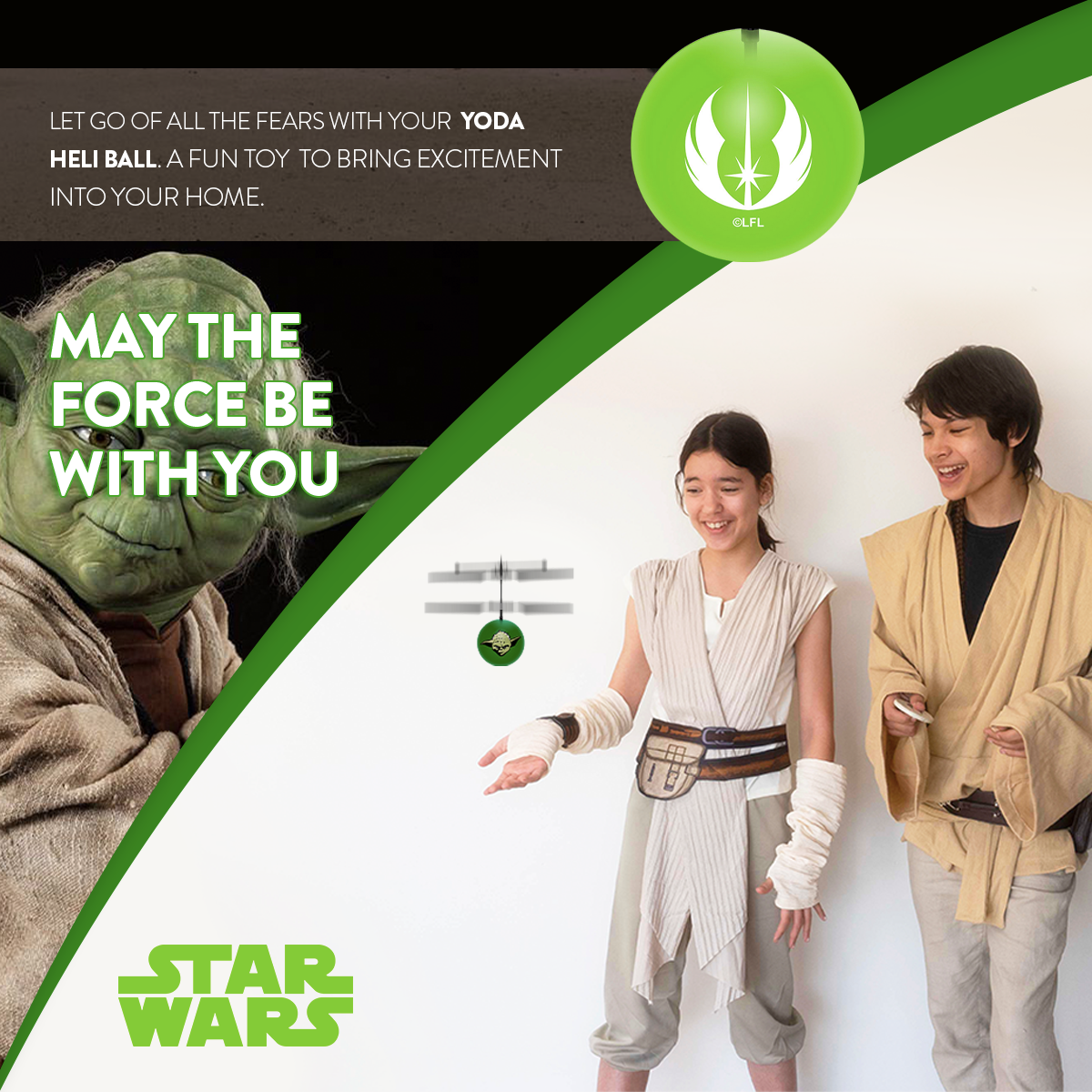 Bola de helicóptero de Yoda
