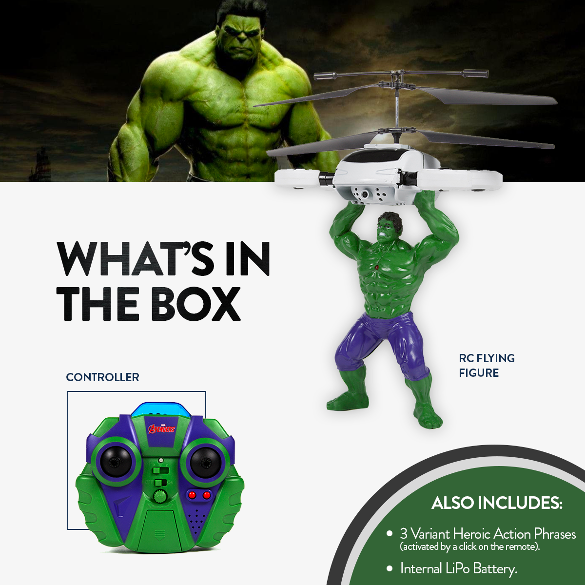 Hulk RC Flying Figure