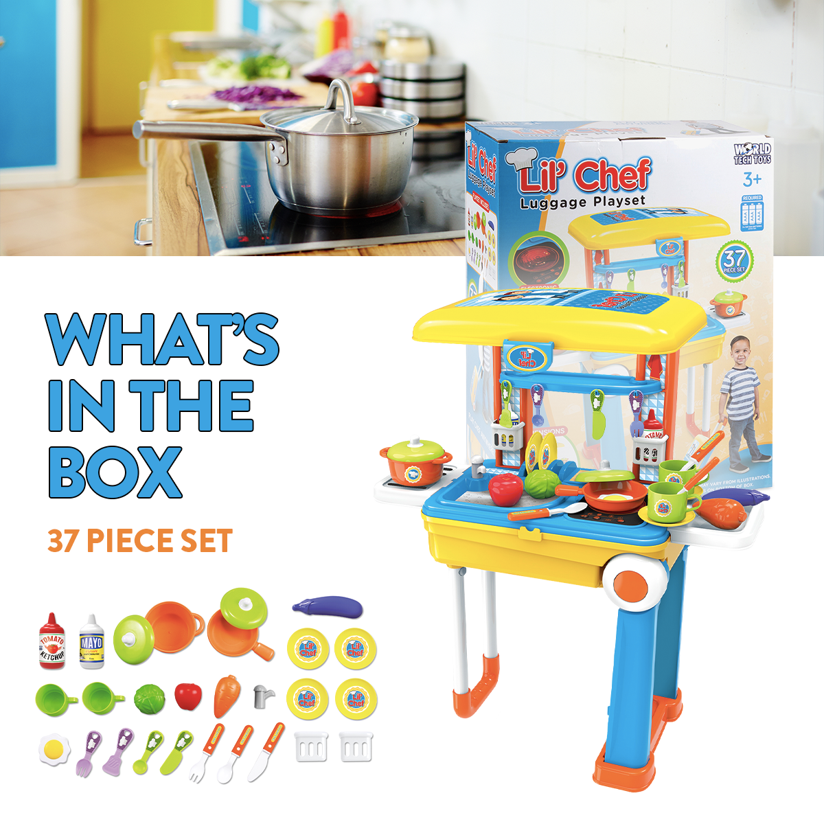 Juego de equipaje Lil' Chef (37 piezas)