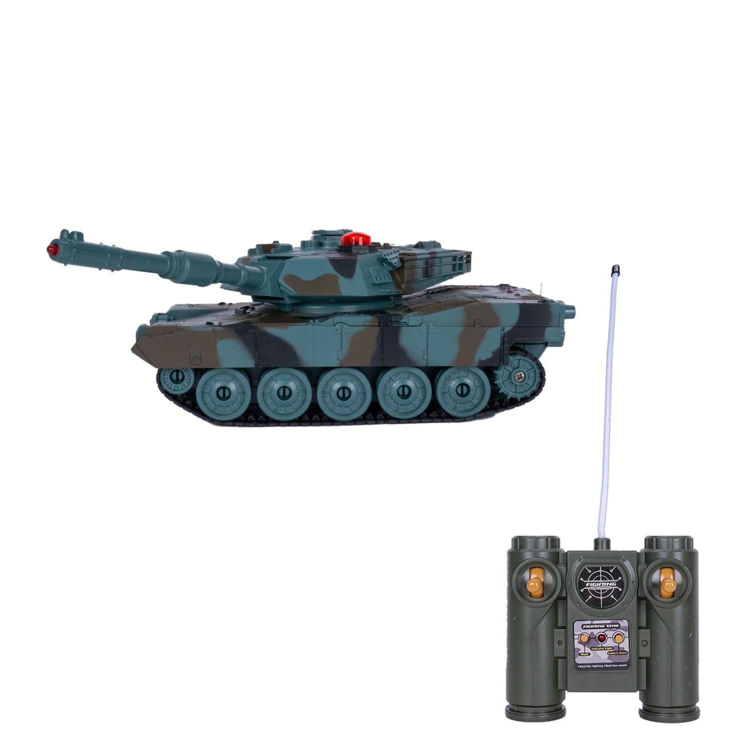 Tanque eléctrico de control remoto M1A2 Abrams Forest Green a escala 1:32