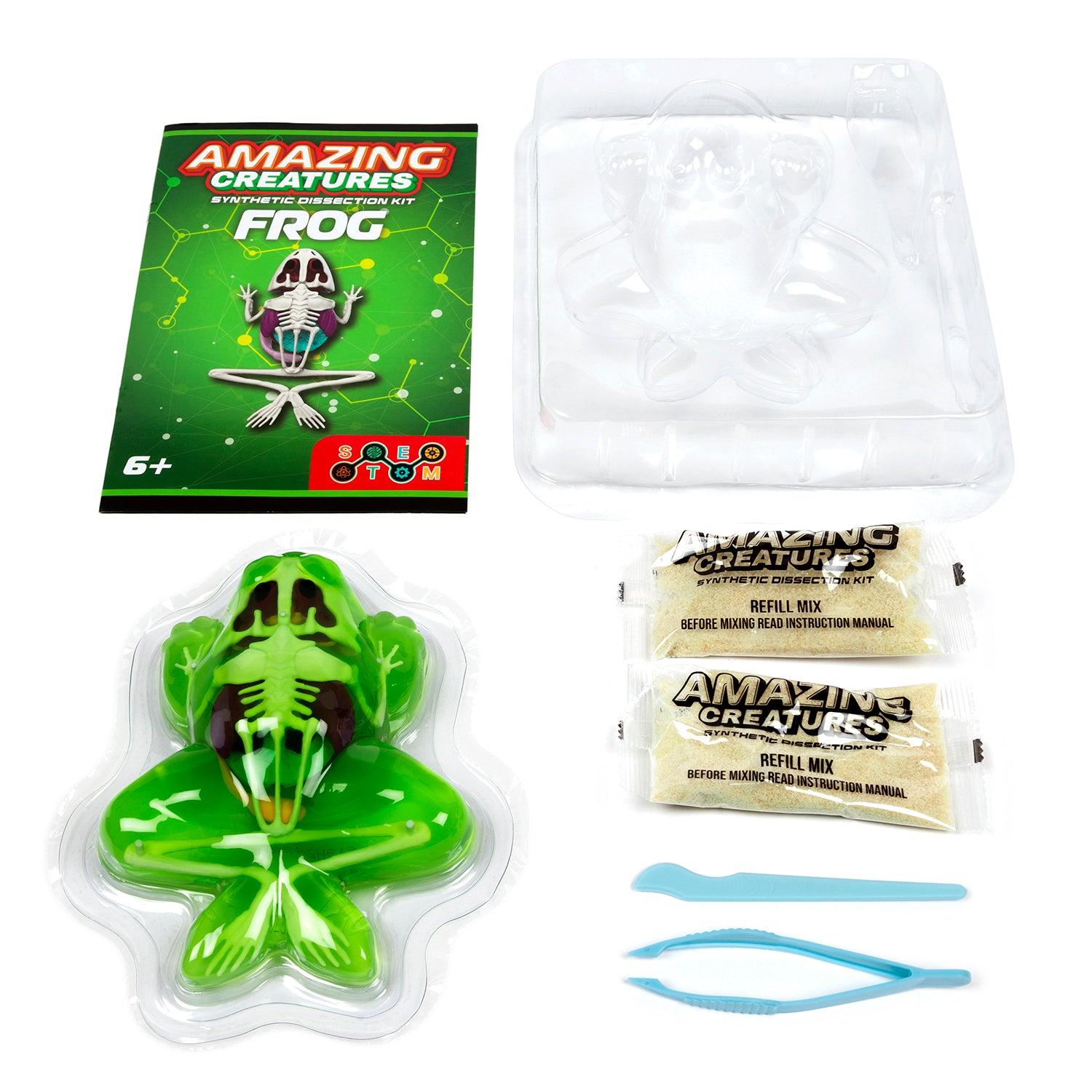 Kit de disección sintética de ranas de Amazing Creatures - STEM