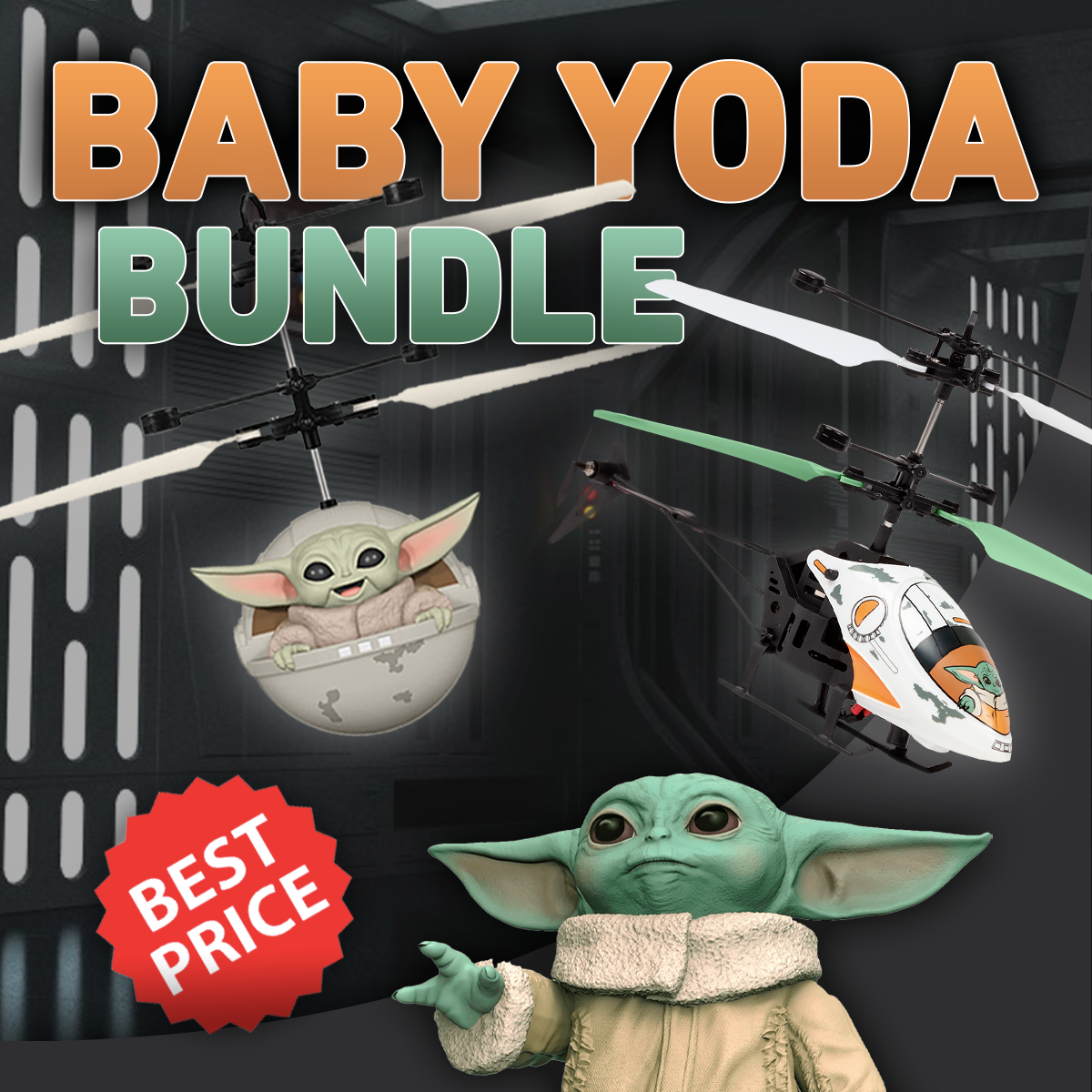 Paquete de Baby Yoda - Paquete de 2