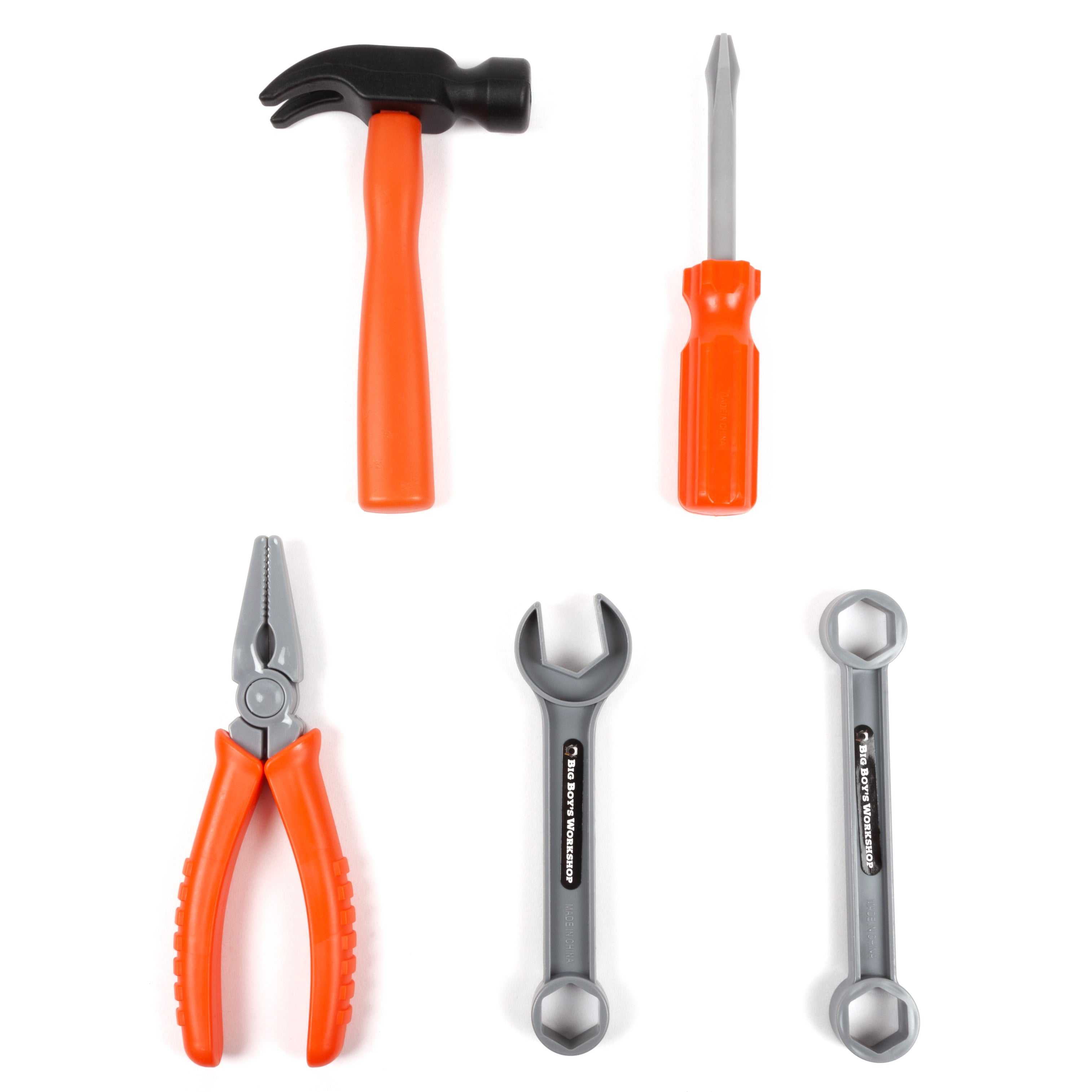 Big Boy's Workshop 20-Piece Electric Toy Power Drill Playset