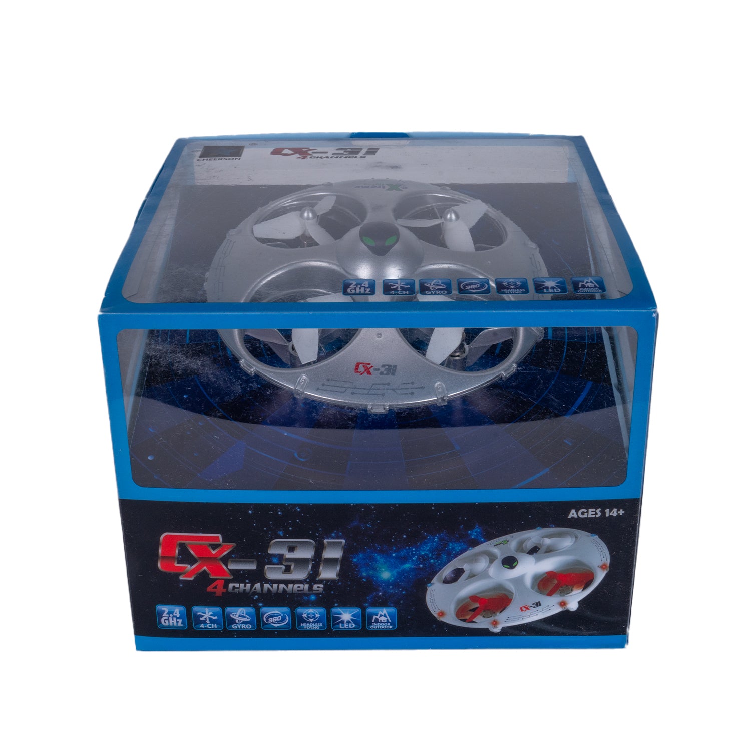 Dron RC CX-31 UFO de 6 ejes, 2,4 GHz y 4,5 canales