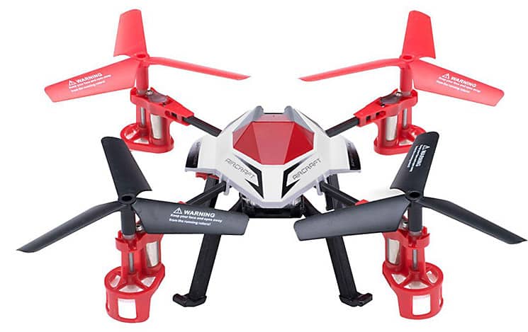 Cuadricóptero RC M61 con jaula de 2,4 GHz