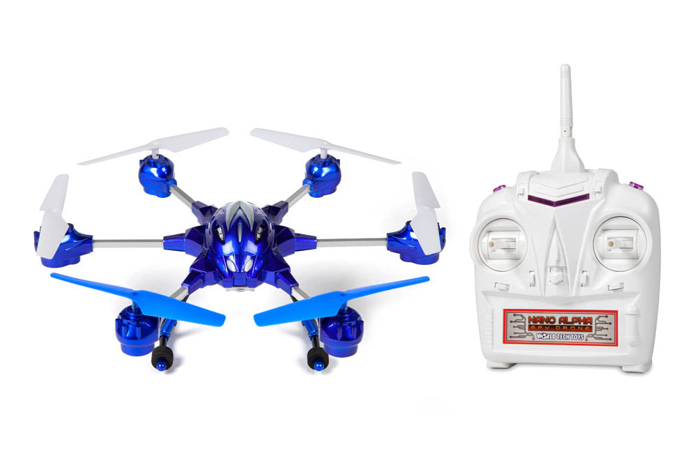 Nano Alpha 2.4GHz 4.5CH RC Drone espía con cámara de fotos y video