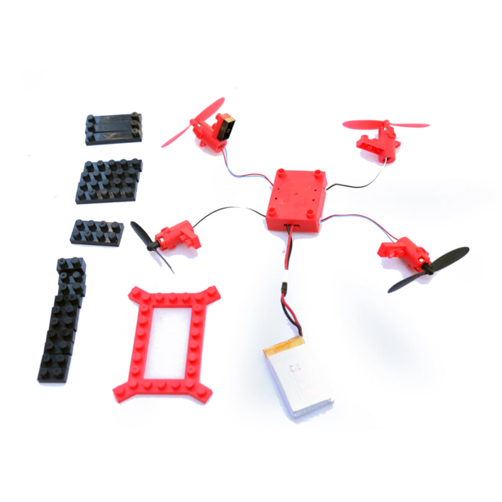 Bloque de construcción DIY IMEX STEM 8888 Series Brick Flyer de 2,4 GHz