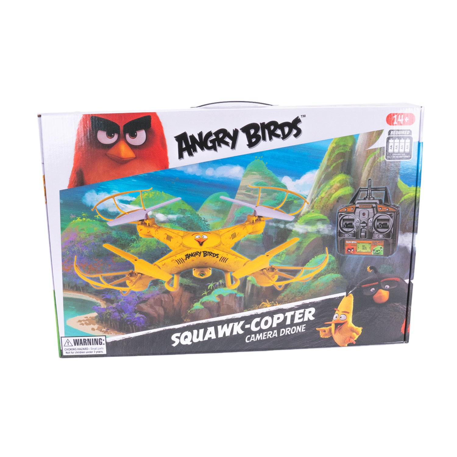 Helicóptero Chuck Squawk con licencia de Angry Birds, 4,5 canales, 2,4 GHz