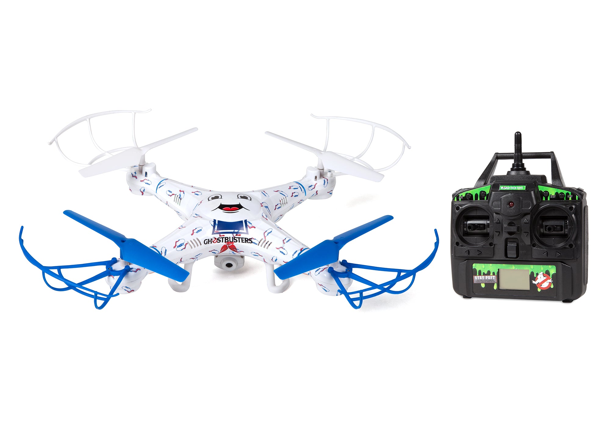 Cazafantasmas Stay Puft - Dron con cámara RC de 2,4 GHz y 4,5 canales
