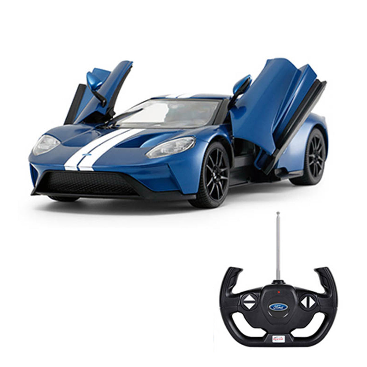 Coche eléctrico a control remoto Ford GT 40 MHz 1:14 RTR con licencia Rastar