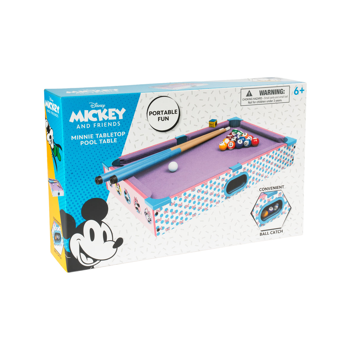 Minnie Mouse Tabletop Pool Table