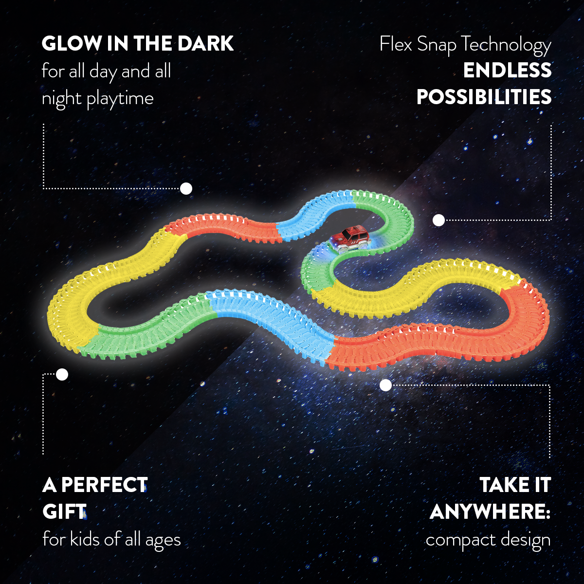 Galaxy Flex-Track (220 Piece)