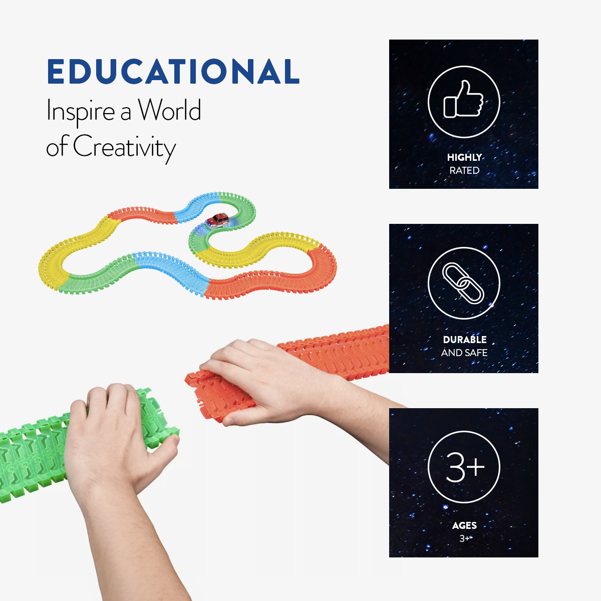 Mega Galaxy Flex-Track (425 Piece)