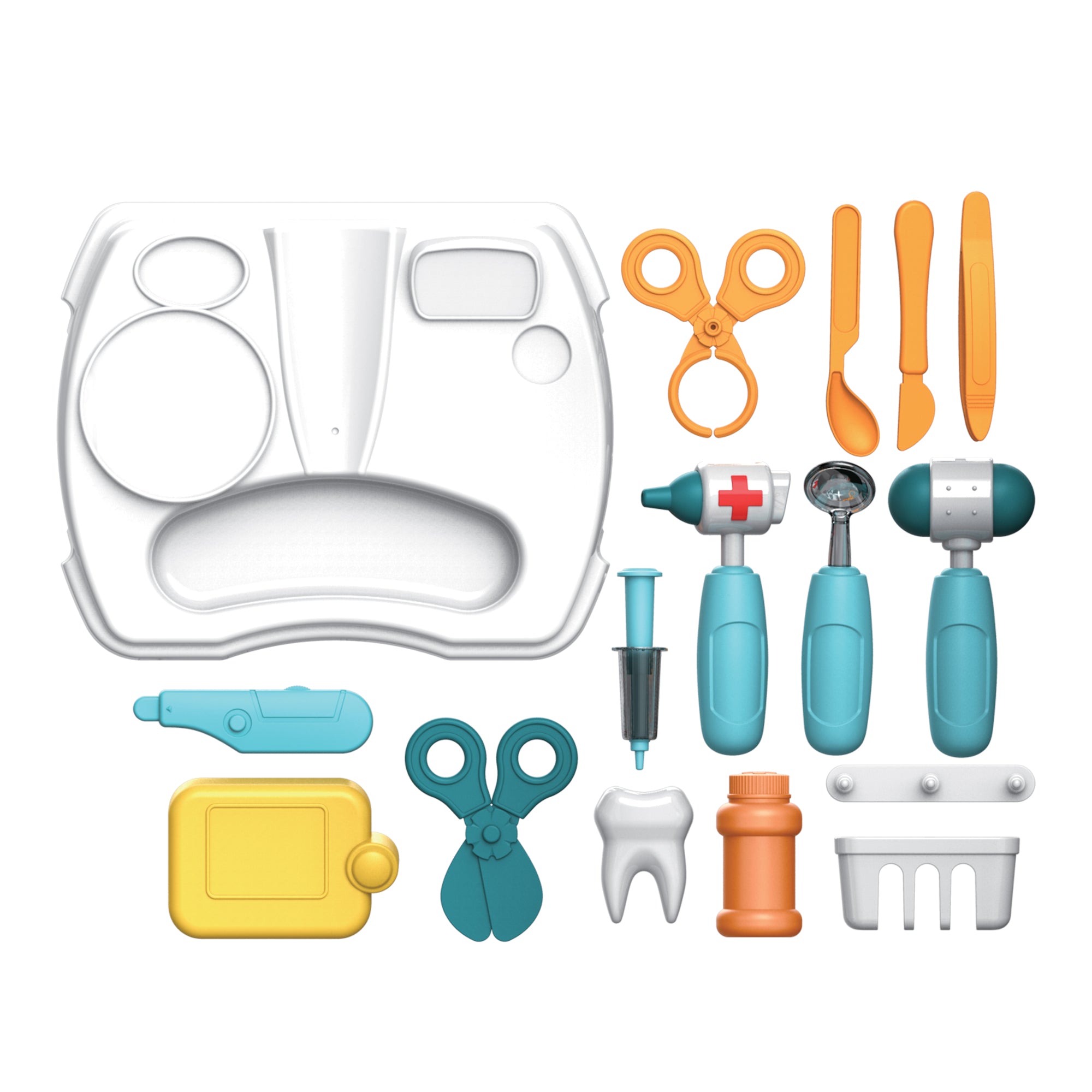 Doctor Dentist Medical Luggage Playset (18 pieces)