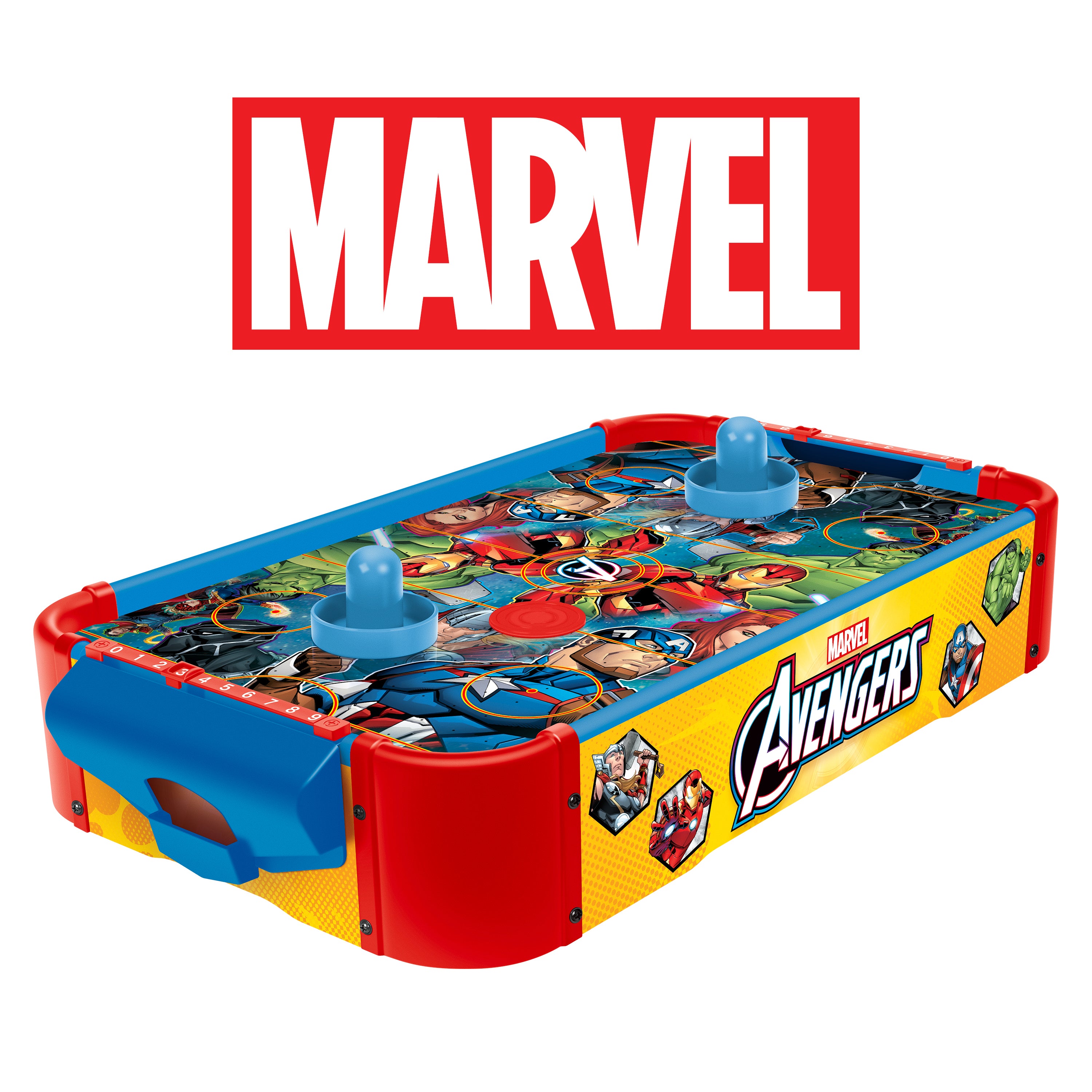 Avengers Wooden Electronic Air Hockey Table