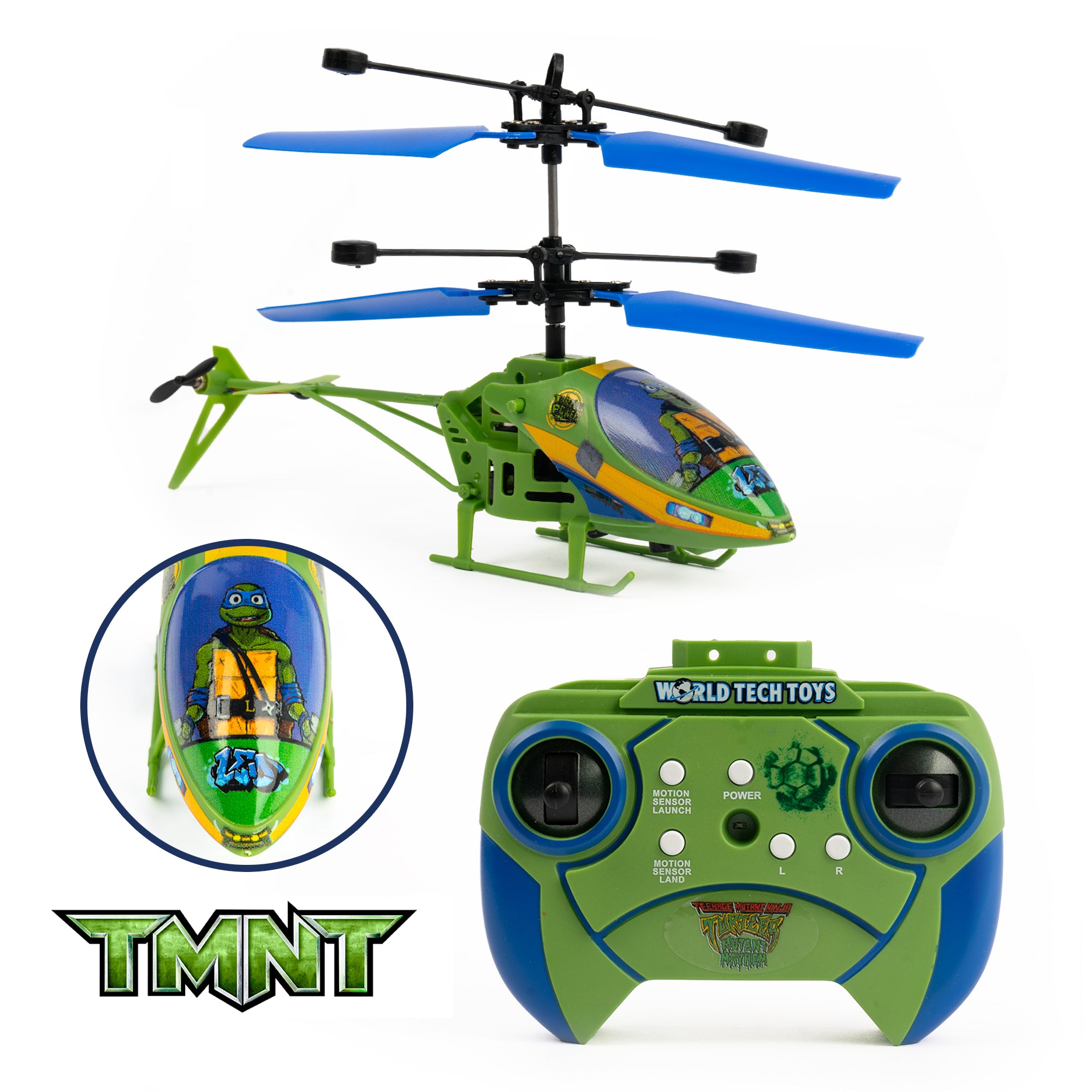 TMNT Leonardo 2CH IR Helicopter