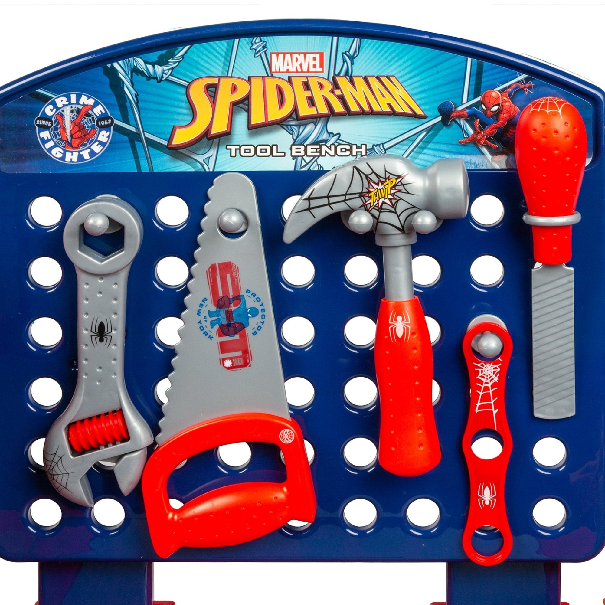 SpiderMan Tool Bench Playset with Take Apart Car (84 Pieces)