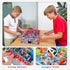 Juego de futbolín de madera Stitch
