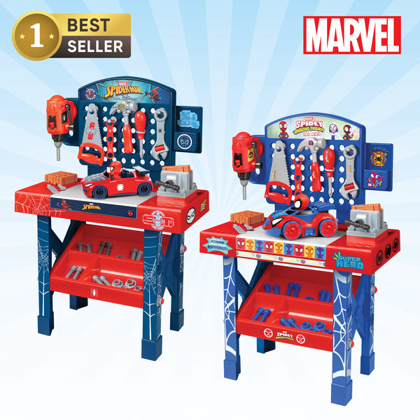 Spider-Man & Spidey Tool Bench Playsets with Take Apart Car (55